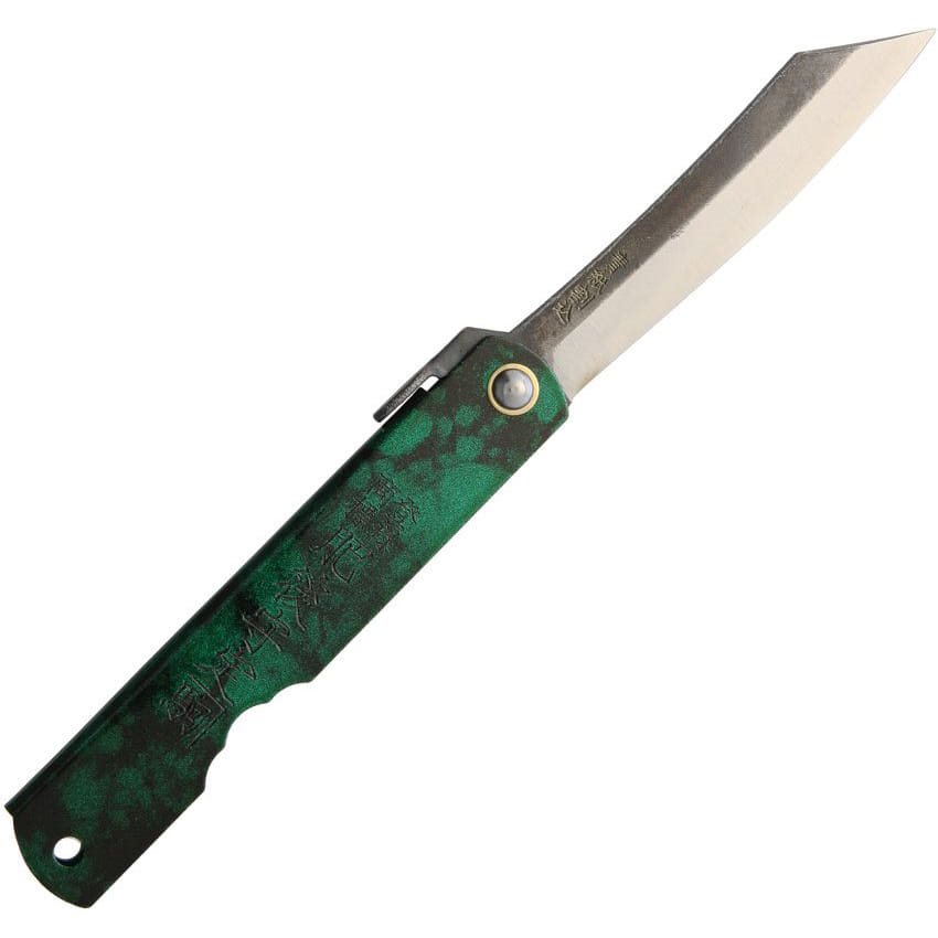 Levně HIGONOKAMI nůž zavírací BLUE PAPER STEEL NEFRIT