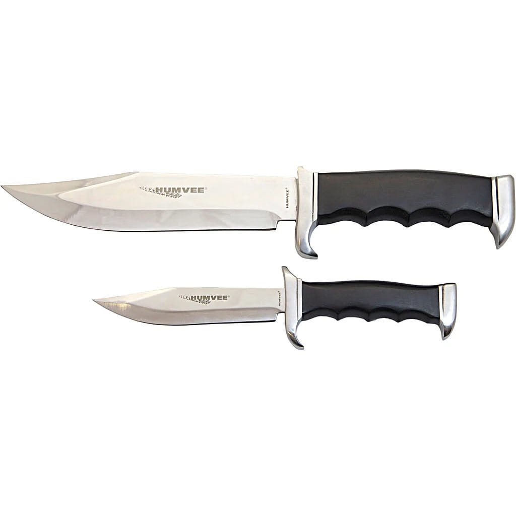 Levně HUMVEE nůž BOWIE set 2 kusů s pevnou čepelí