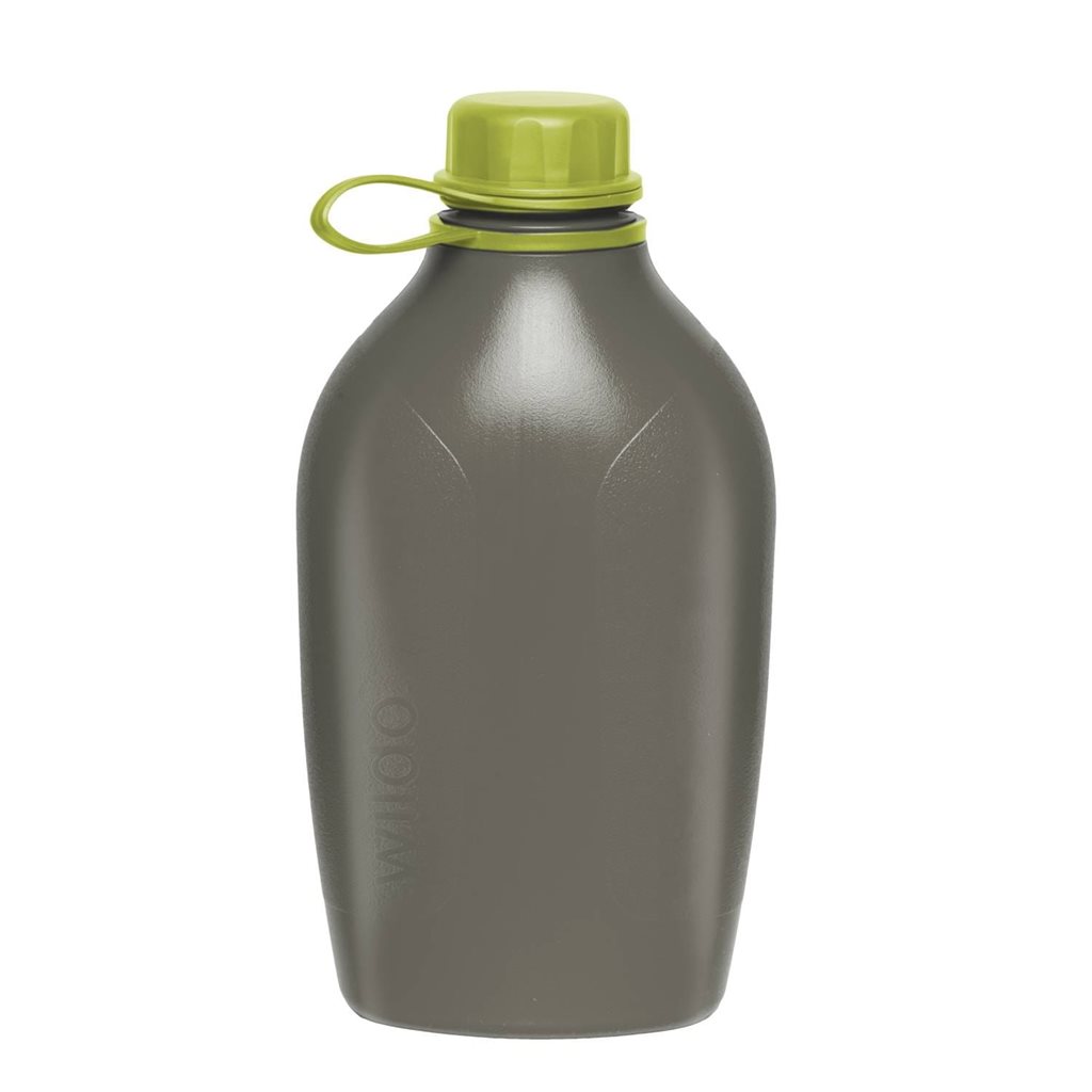 Levně Wildo láhev plastová EXPLORER 1l s karabinou - limetkové víčko