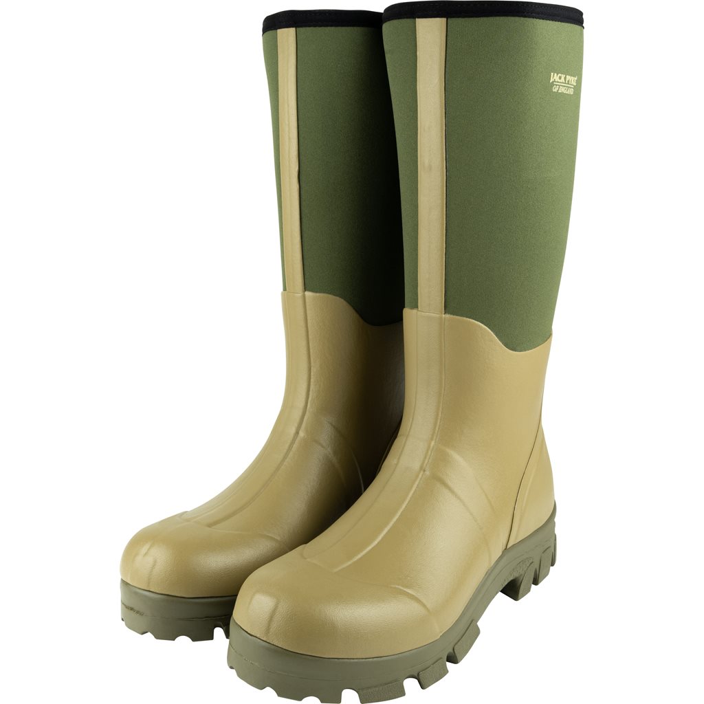 Holínky ASHCOMBE WELLINGTON neoprenové ZELENÉ vel. UK 12