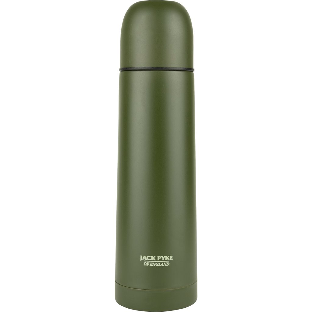Levně JACK PYKE termoska COUNTRYMAN nerezová s pítkem 1000ml OLIV