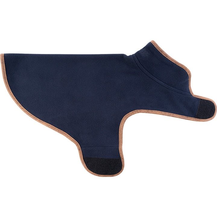 Vesta pro psa FLEECE TMAVĚ MODRÁ vel. L