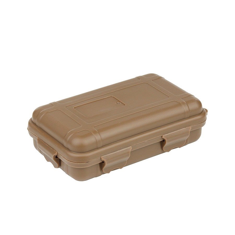 Levně 101INC krabička plastová vodotěsná s polstrováním malá COYOTE