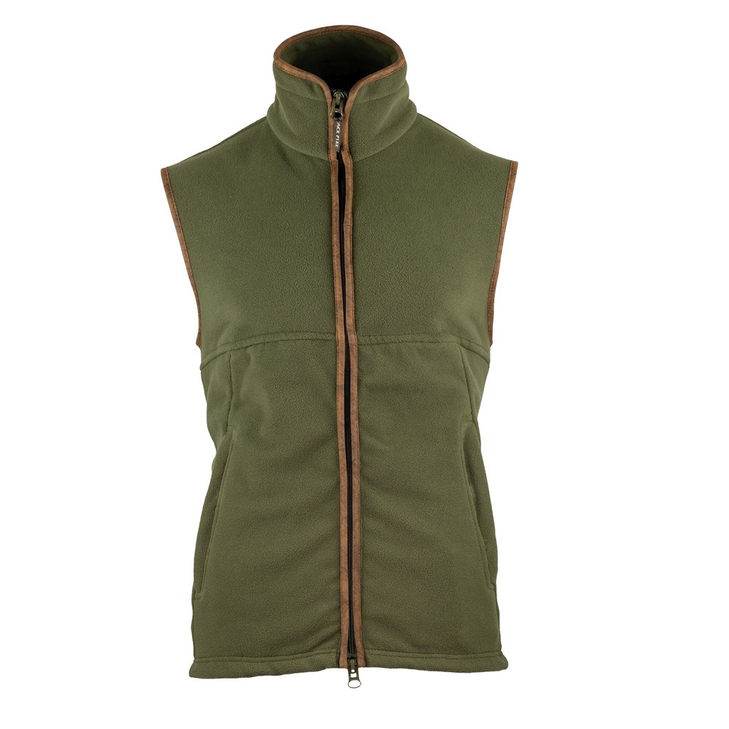 Levně Vesta COUNTRYMAN fleece ZELENÁ
