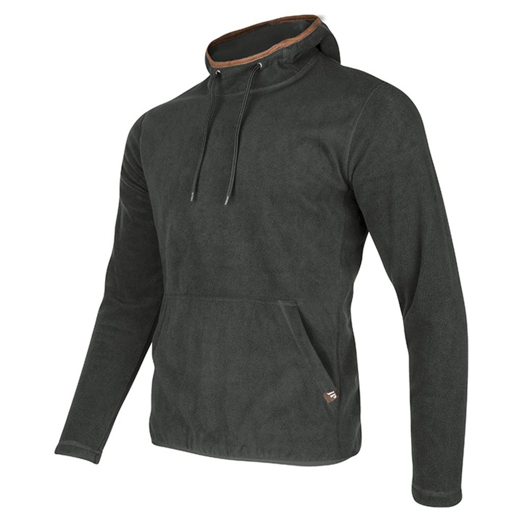 Levně Mikina s kapucí COUNTRY fleece ŠEDÁ Charcoal