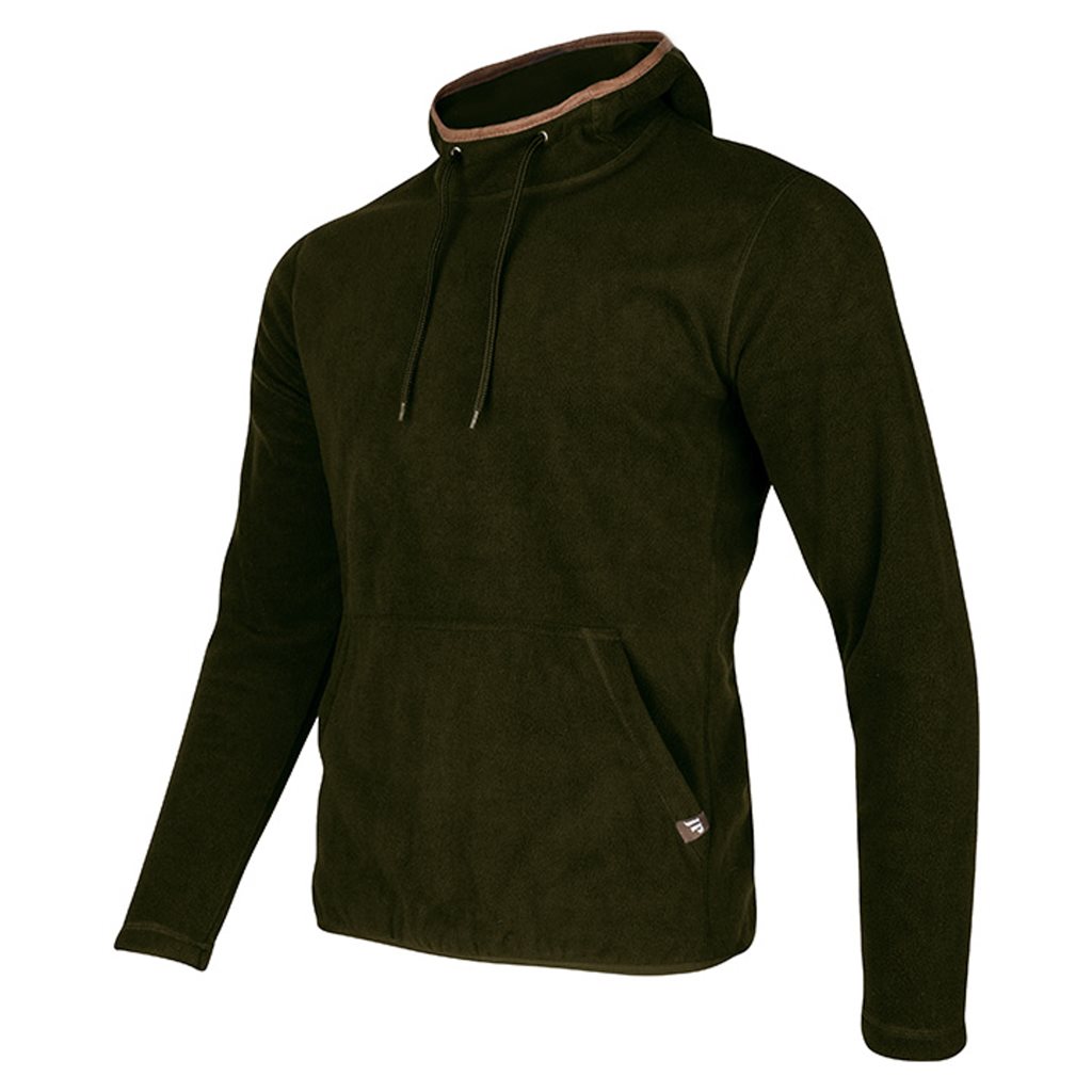 Levně Mikina s kapucí COUNTRY fleece DARK OLIVE