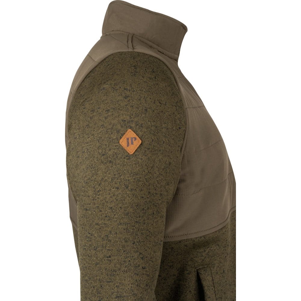 Mikina SNAP NECK fleece ZELENÁ vel. M