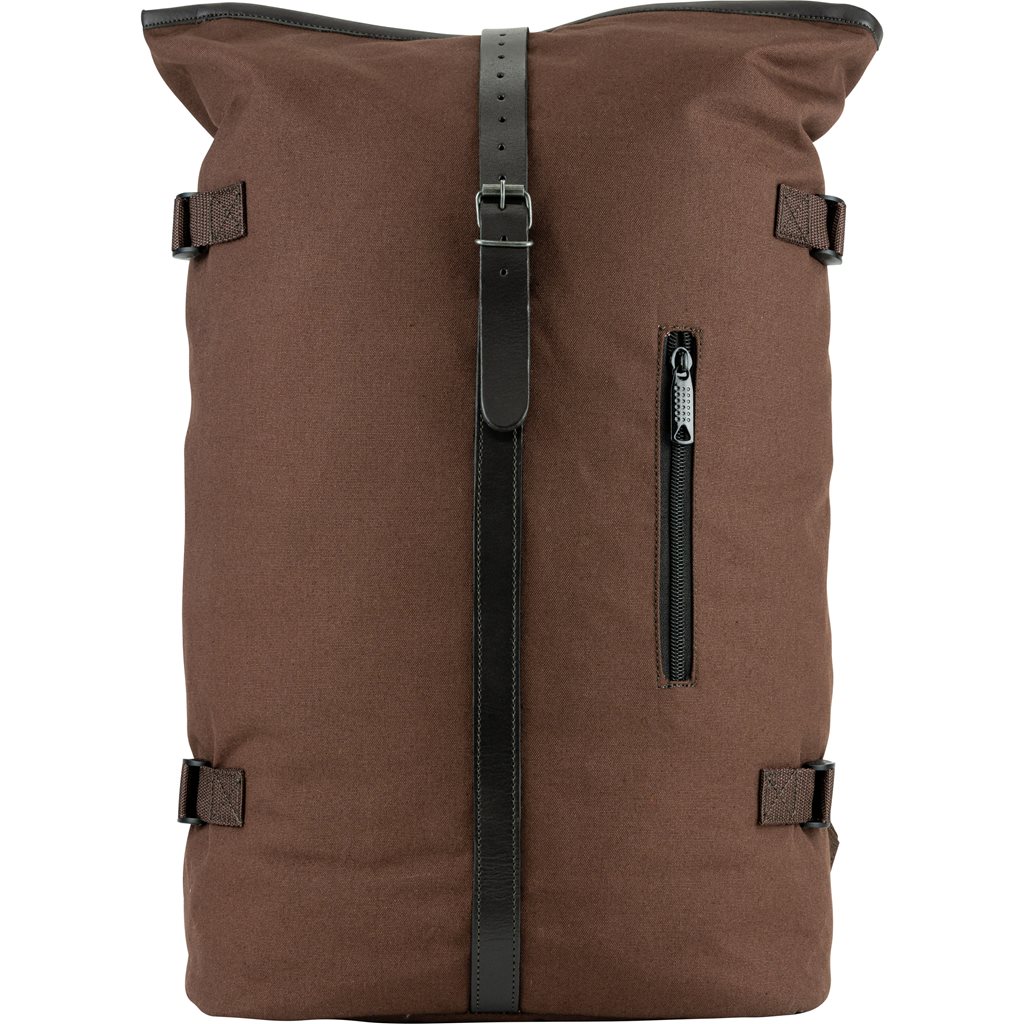 Levně JACK PYKE batoh FOLD TOP plátěný HNĚDÝ