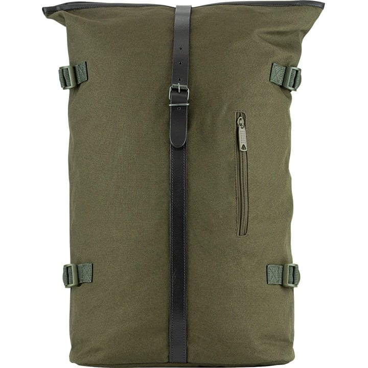 Levně JACK PYKE batoh FOLD TOP plátěný ZELENÝ