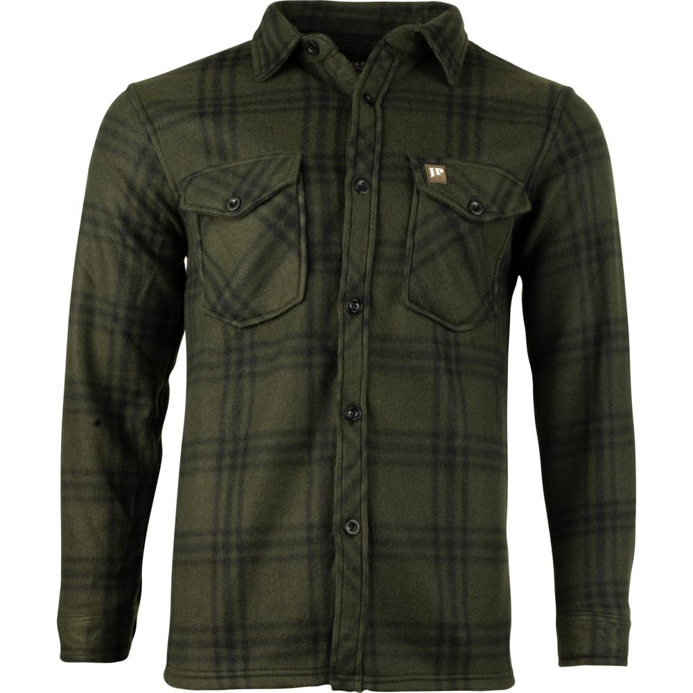 Levně Košile POLAR FLEECE ZELENÁ