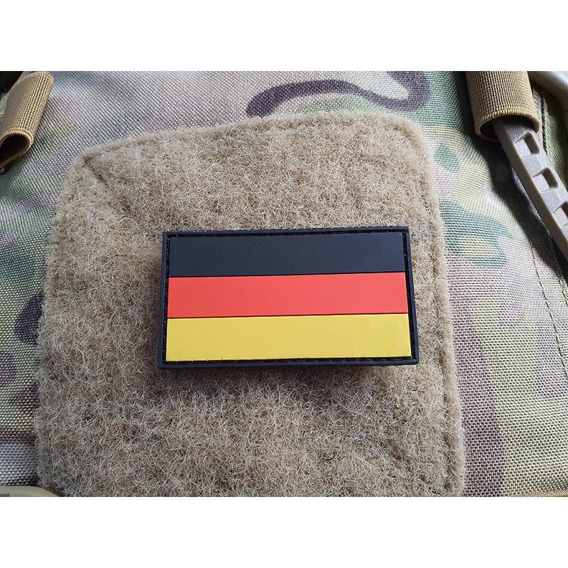 Levně JACKETS TO GO nášivka vlajka NĚMECKO plastová BAREVNÁ velcro