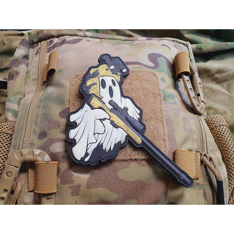 Levně JACKETS TO GO nášivka GHOST SNIPER plast velcro GLOW IN THE DARK