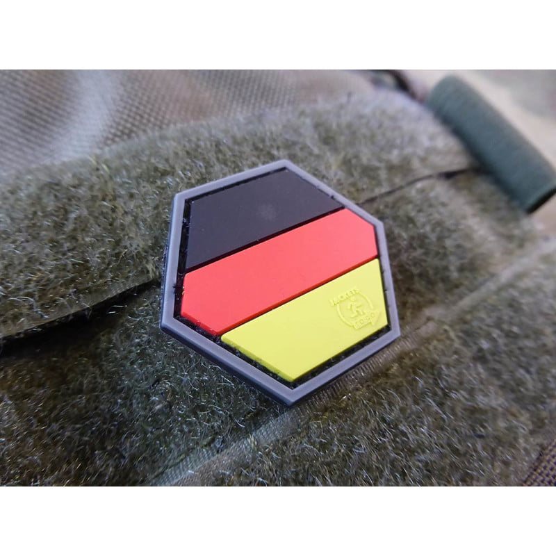Levně JACKETS TO GO nášivka vlajka NĚMECKO velcro plastová BAREVNÁ