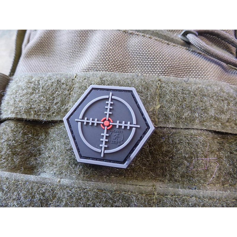 Levně JACKETS TO GO nášivka SNIPER SCOPE plastová velcro