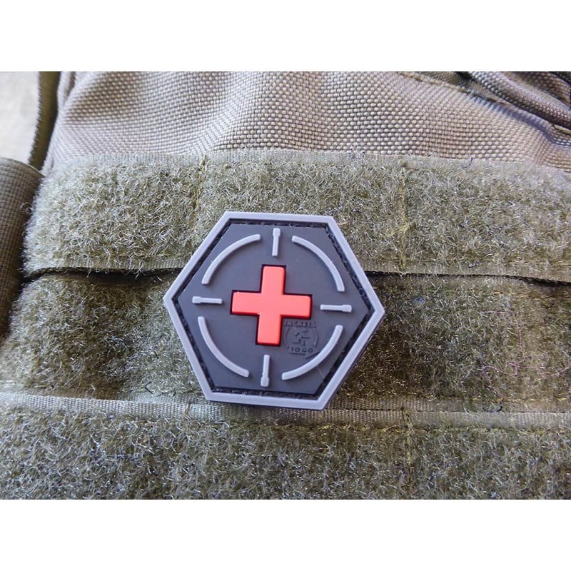 Levně JACKETS TO GO nášivka MEDIC RED CROSS plastová velcro