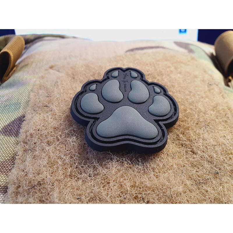 Nášivka K9 psí tlapa plastová velcro RANGER GREEN