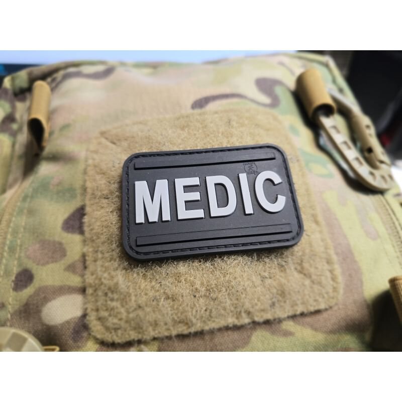 Nášivka MEDIC velcro ČERNÁ