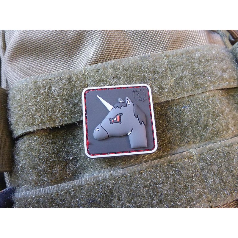 Levně JACKETS TO GO nášivka NAŠTVANÝ JEDNOROŽEC plastová VELCRO