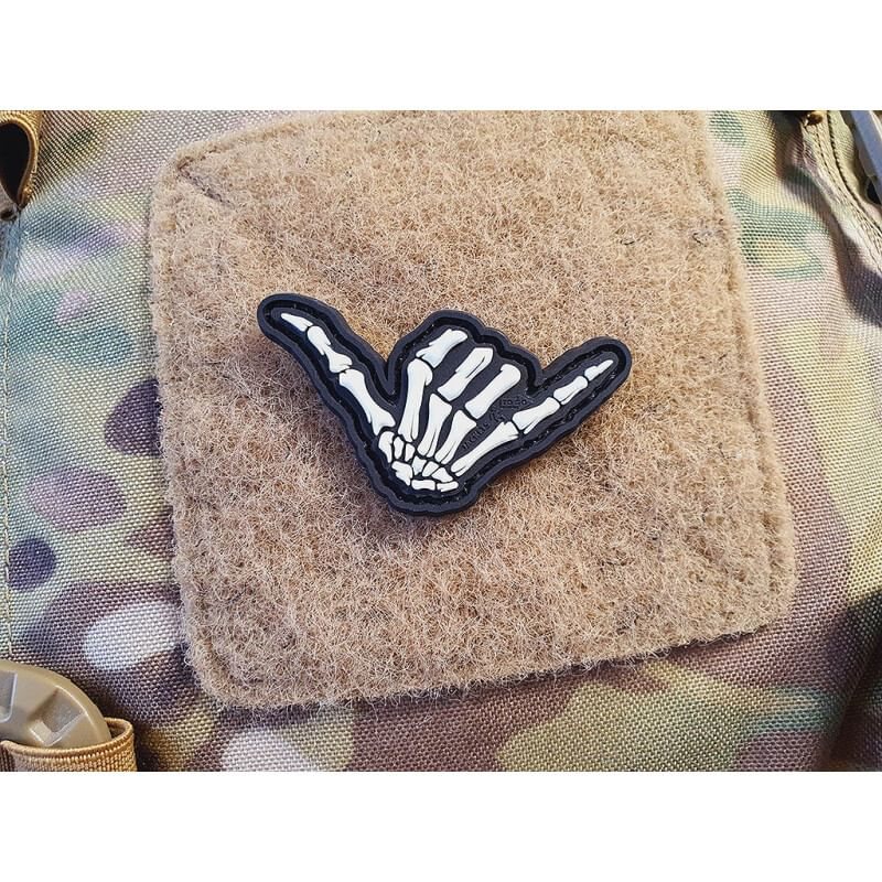Nášivka SHAKA velcro GLOW IN THE DARK