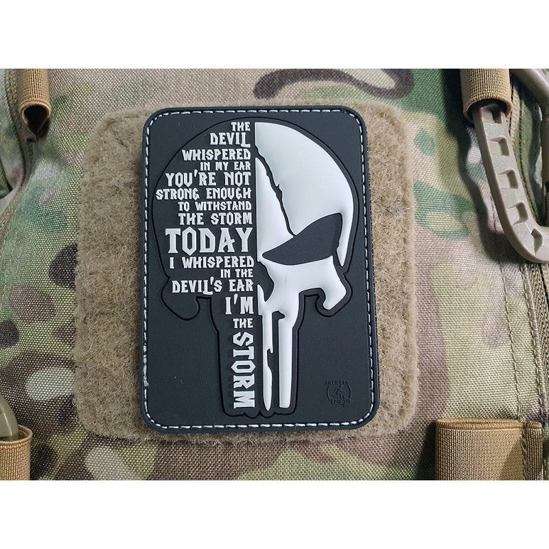 Levně JACKETS TO GO nášivka STORM PUNISHER plastová velcro