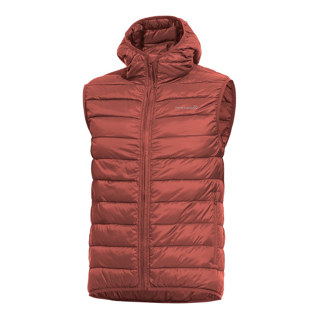 Levně Vesta AURORA zateplená s kapucí MAROON RED