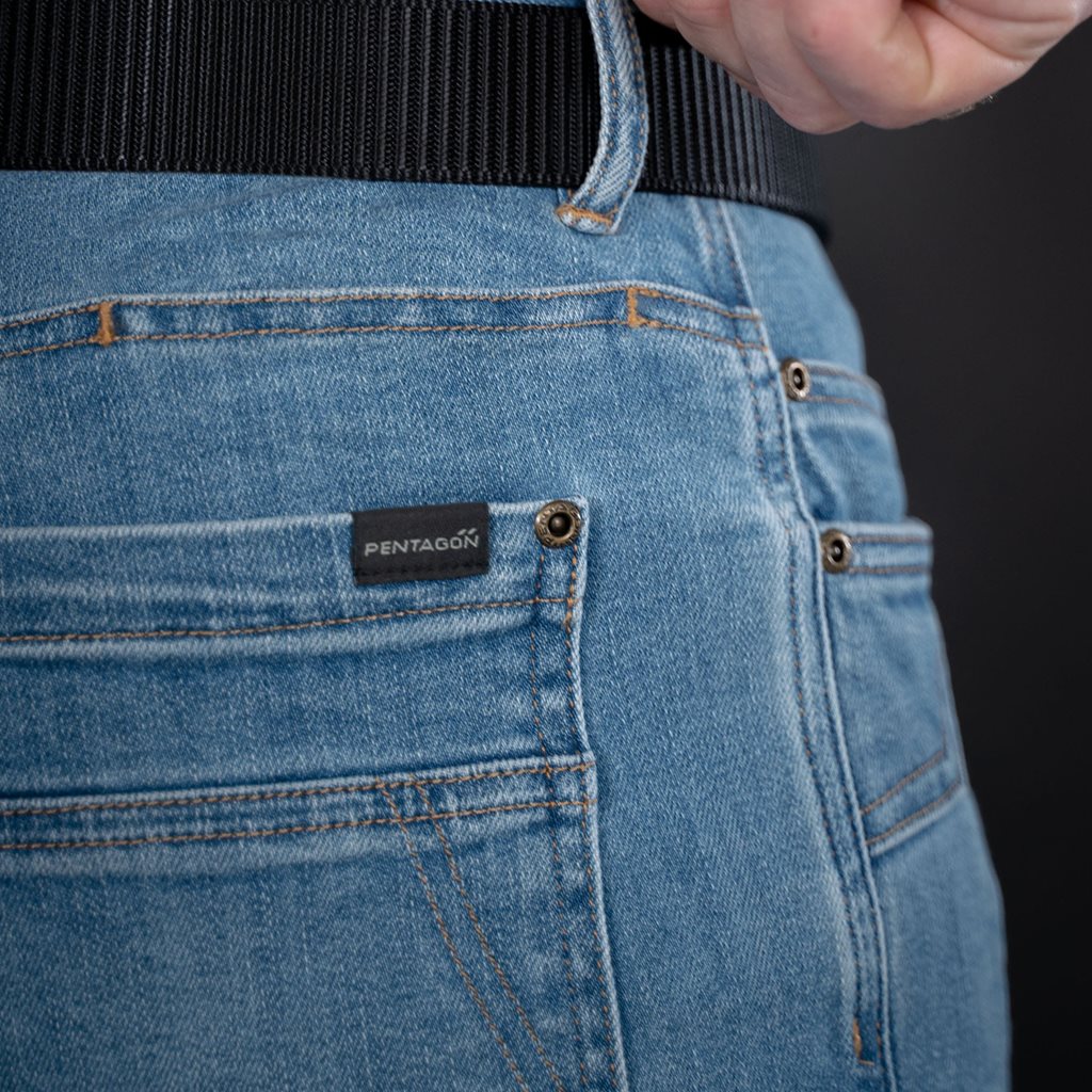 Kalhoty taktické džínové ROGUE Jeans SVĚTLE MODRÉ vel. 40-30