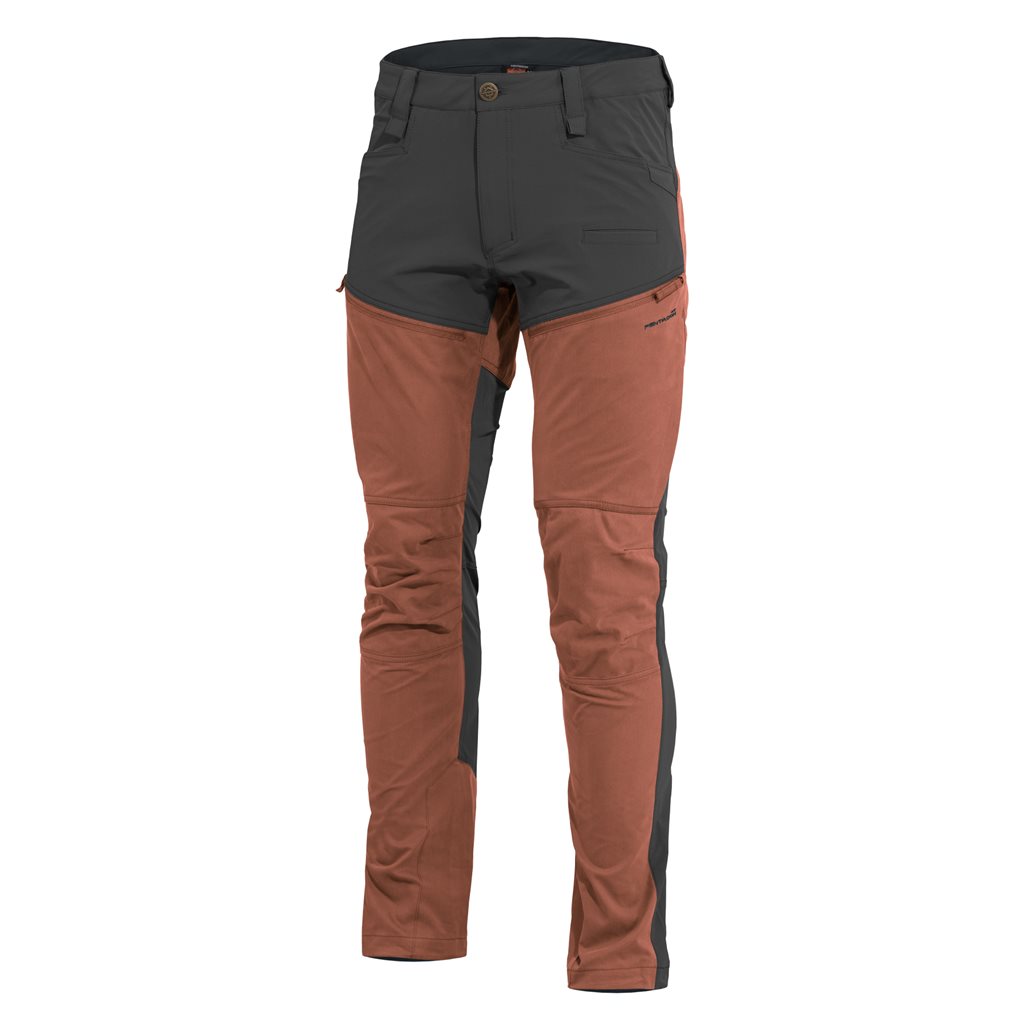 Levně Kalhoty RENEGADE SAVANNA MAROON RED