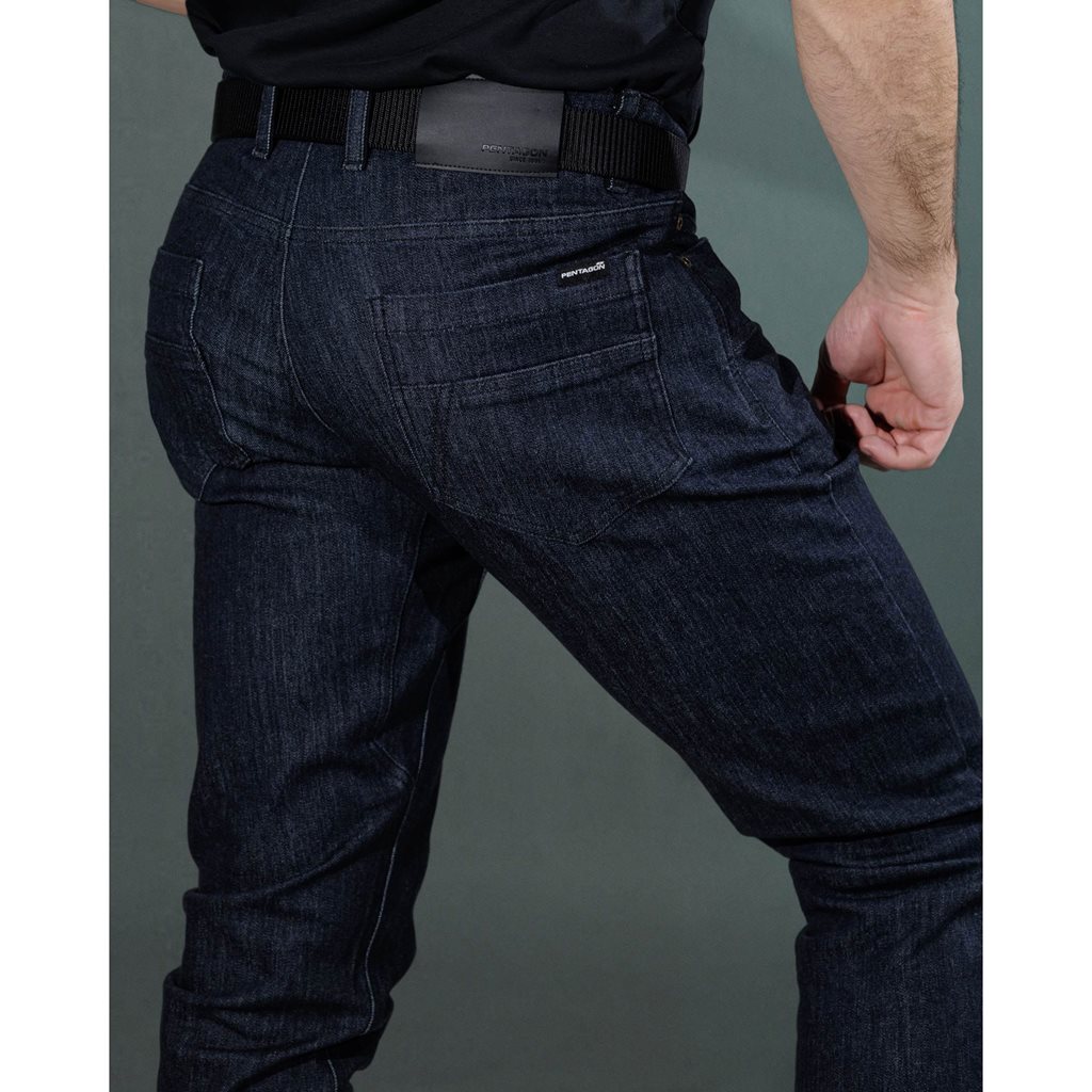 Kalhoty taktické džínové JASON Jeans TMAVĚ MODRÉ vel. 38-32