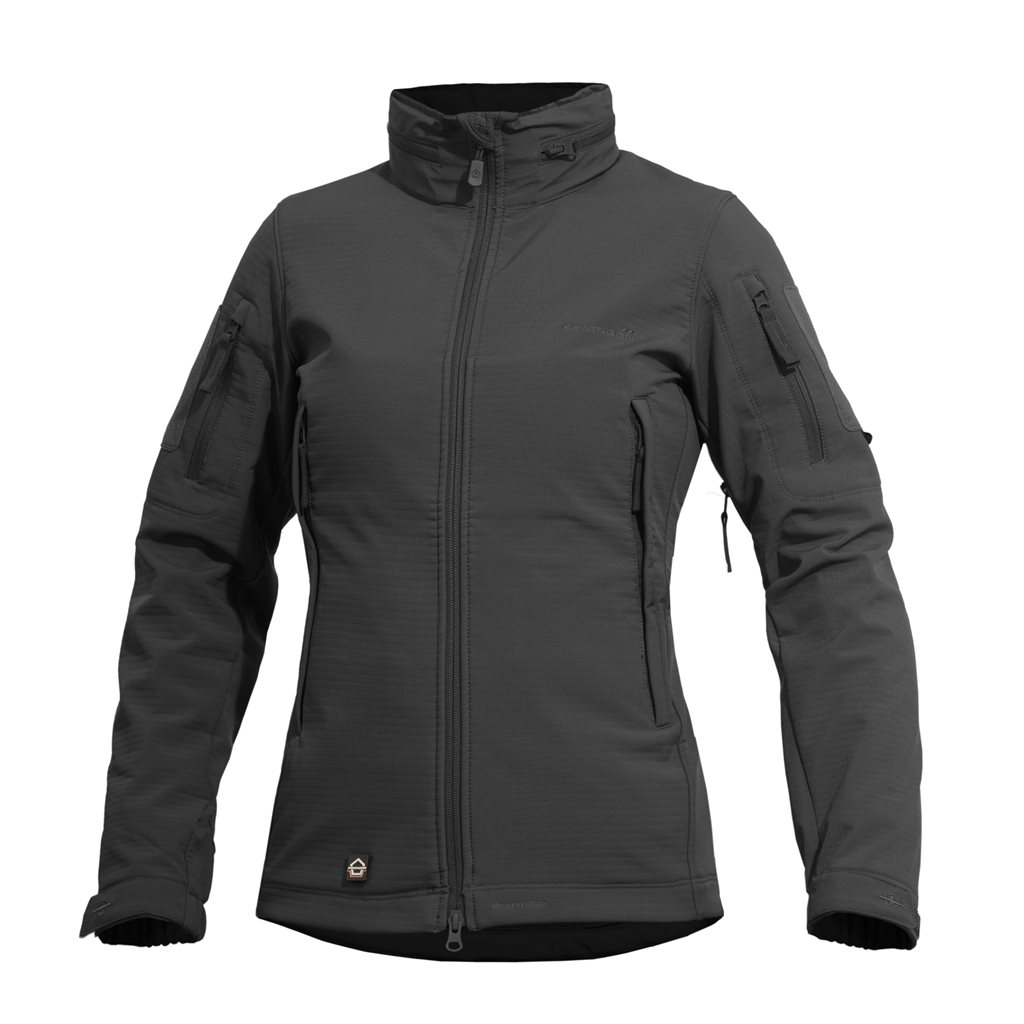Levně Bunda dámská ARTAXES softshell ČERNÁ