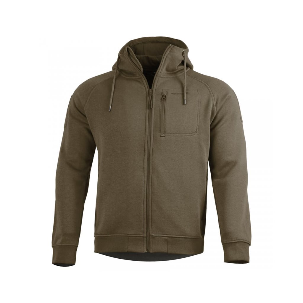 Levně Mikina LEONIDAS 2.0 TERRA BROWN