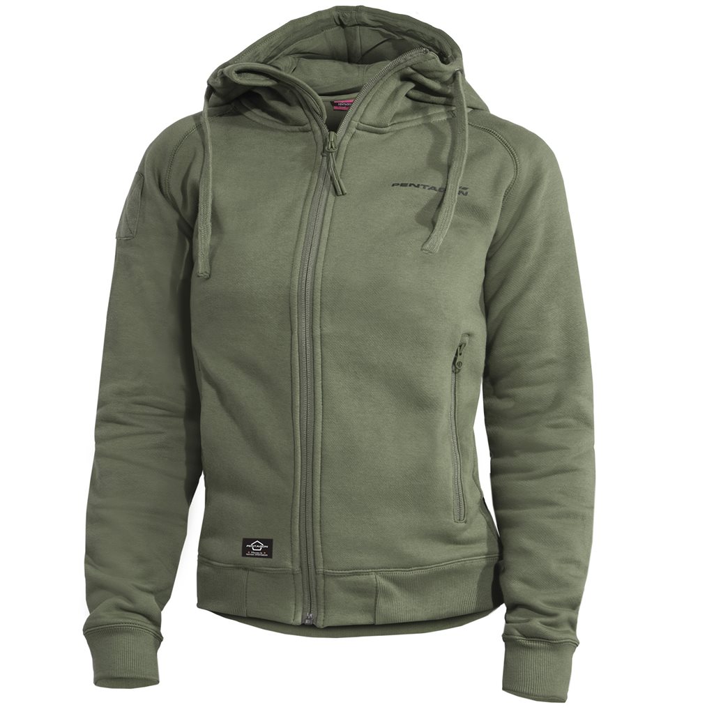 Levně Mikina dámská APHRODITE CAMO GREEN