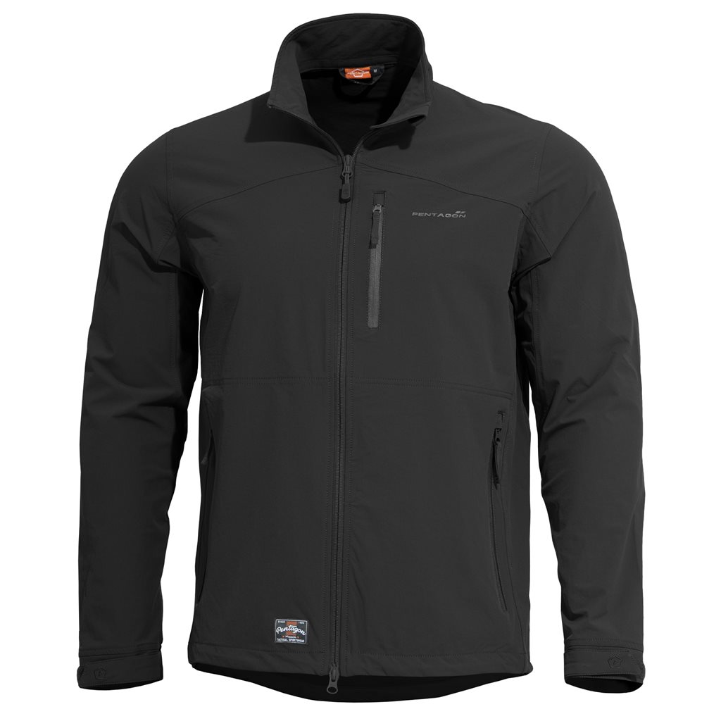 Levně Bunda ELITE LIGHT softshell ČERNÁ