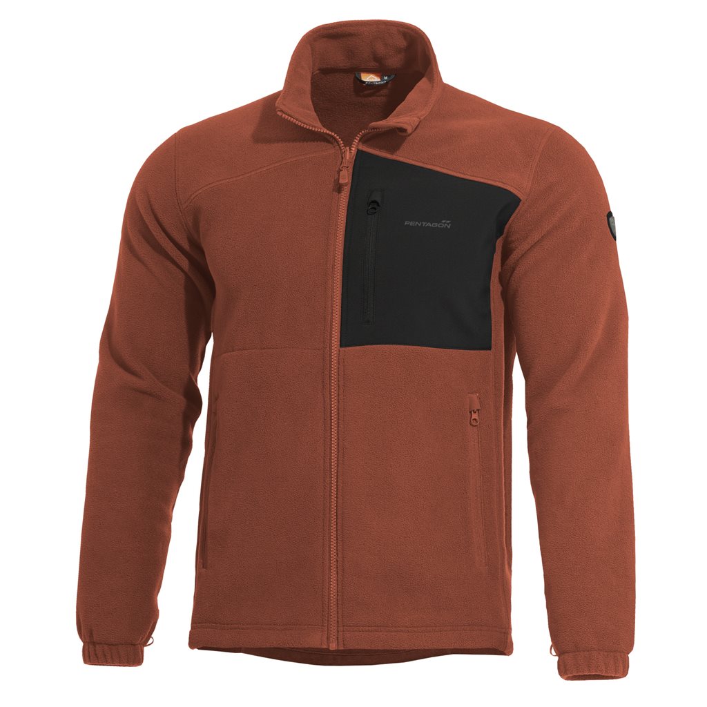 Levně Mikina ATHOS 2.0 fleece MAROON RED