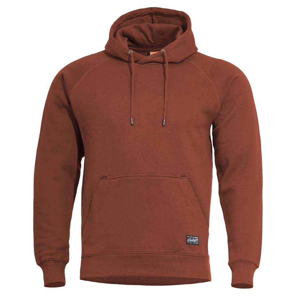 Mikina PHAETON s kapucí MAROON RED vel. M