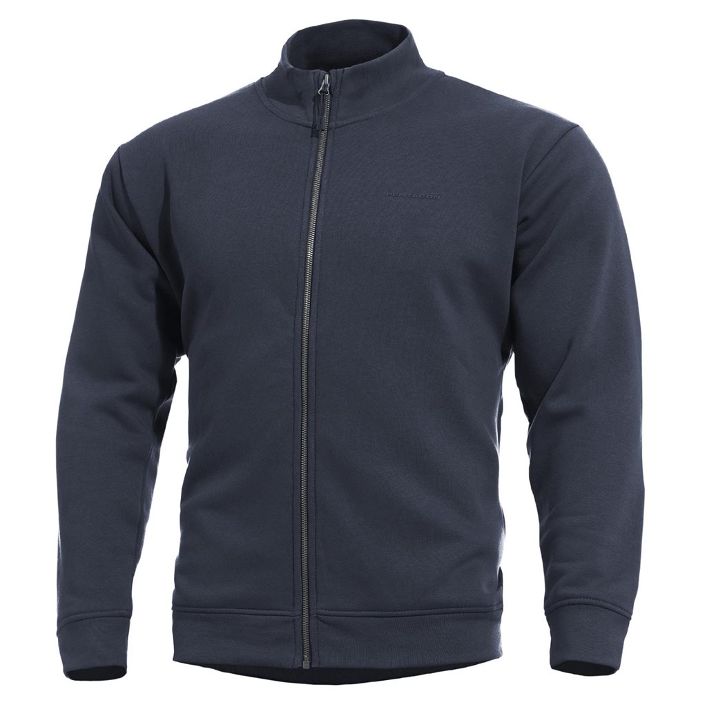 Mikina HIGHNECK se zipem MODRÁ vel. 3XL