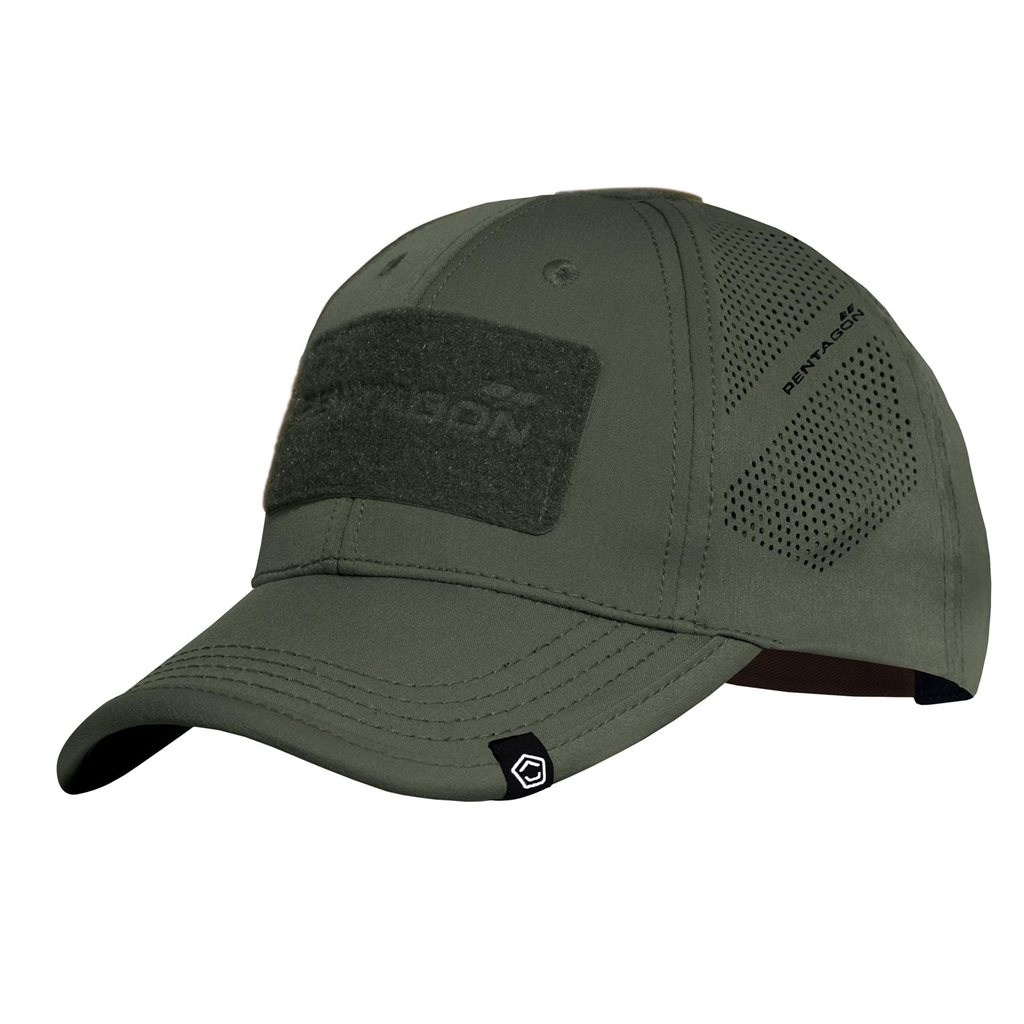 Levně PENTAGON čepice taktická AEOLUS laser otvory CAMO GREEN