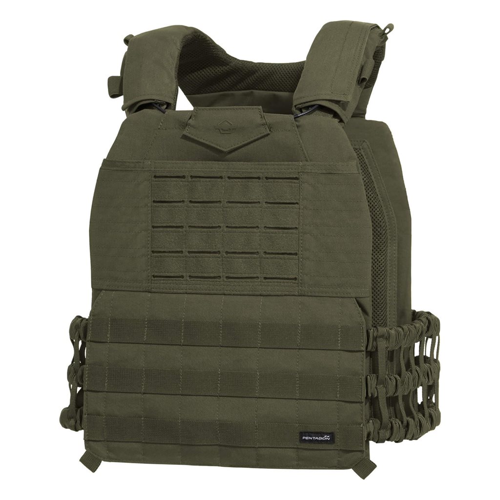 Levně PENTAGON vesta MILON MK2 nosič plátů ZELENÁ