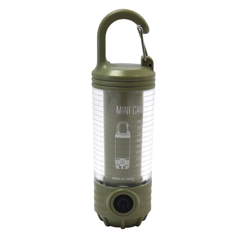 Levně KOMBAT lampa kapesní dobíjecí s karabinou
