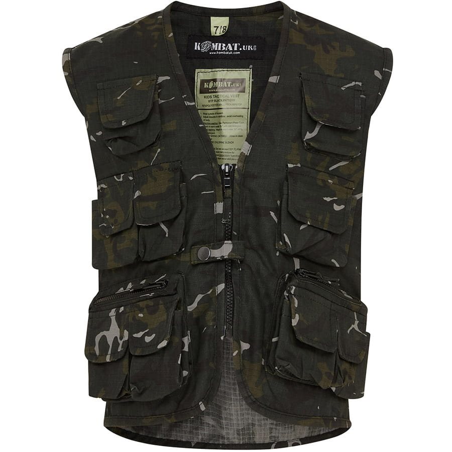 Vesta dětská TACTICAL BTP BLACK
