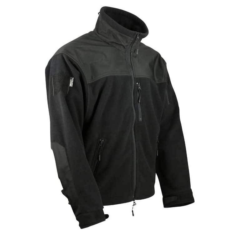 Levně Mikina DEFENDER TACTICAL fleece ČERNÁ