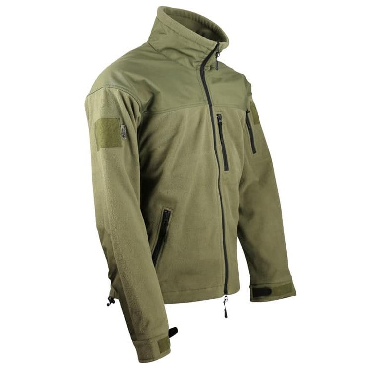 Levně Mikina DEFENDER TACTICAL fleece ZELENÁ