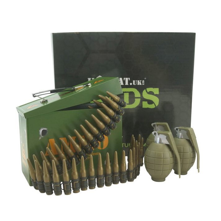 Levně KOMBAT set JUNIOR dětský GRENADE & BULLET BELT