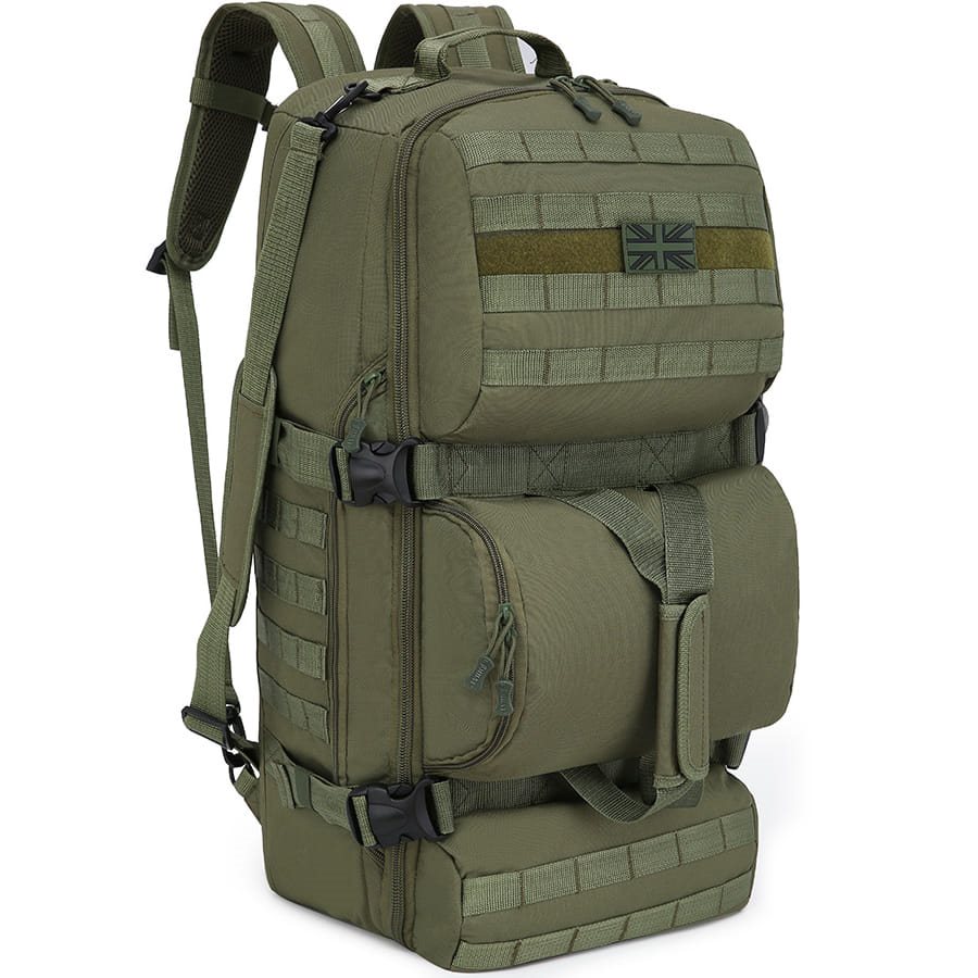 Levně KOMBAT taška/batoh OPERATORS DUFFLE BAG 60 litrů ZELENÁ