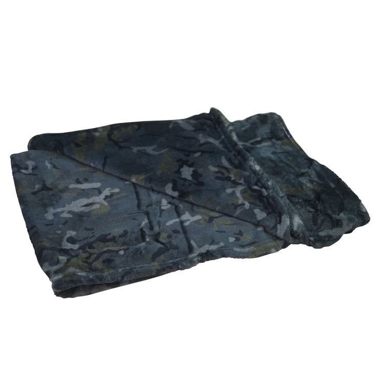 Levně KOMBAT deka fleece jemná BTP BLACK