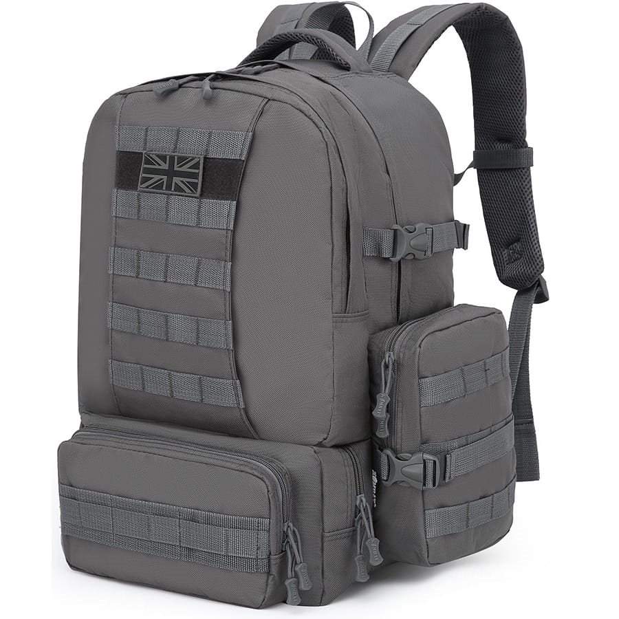 Levně KOMBAT batoh Expedition MOLLE 50 litrů ŠEDÝ
