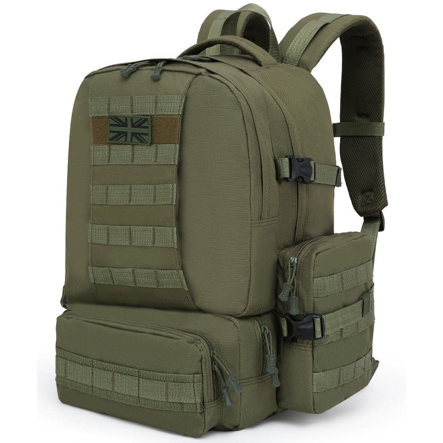 KOMBAT batoh Expedition MOLLE 50 litrů ZELENÝ