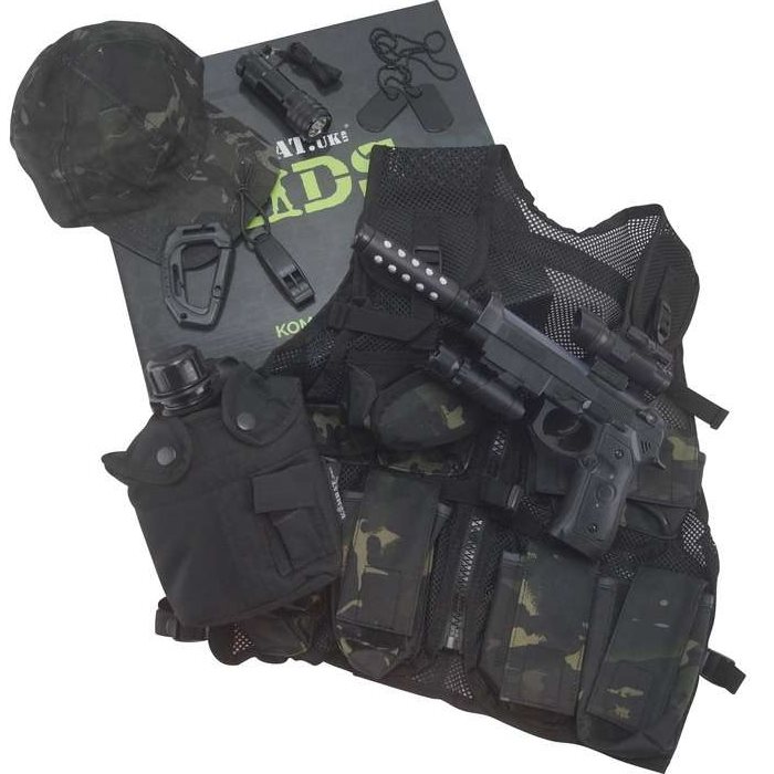 Levně KOMBAT set JUNIOR dětský SPECIAL FORCES 7 dílů BTP BLACK