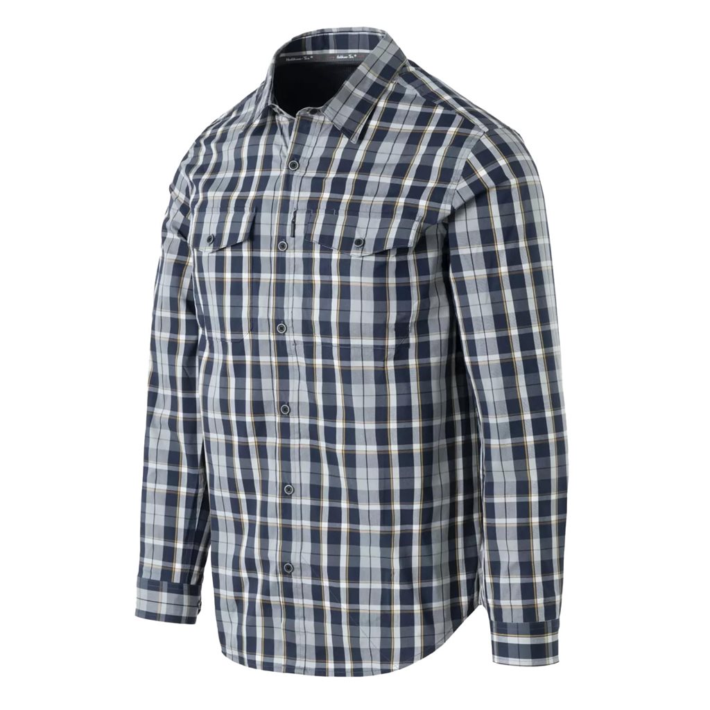 Levně Košile COVERT dlouhý rukáv CALM BLUE PLAID