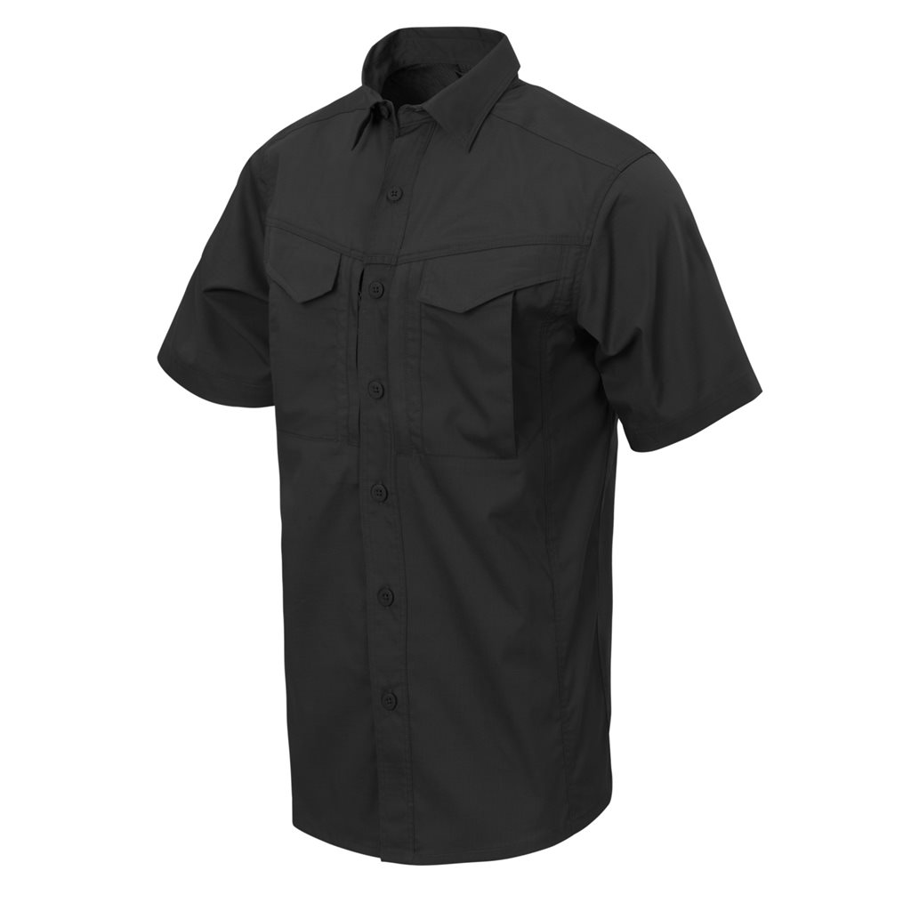 Levně Košile DEFENDER Mk2 kratký rukáv ČERNÁ