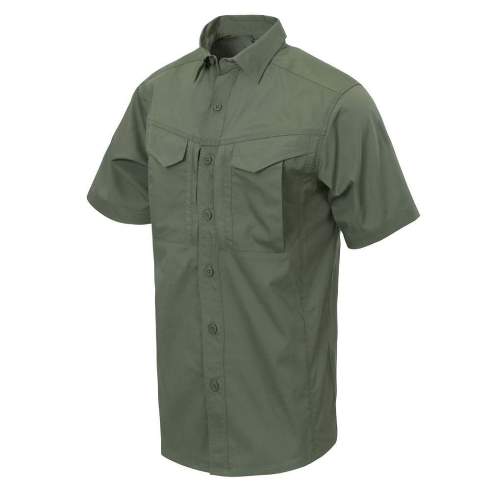 Levně Košile DEFENDER Mk2 kratký rukáv OLIVE GREEN